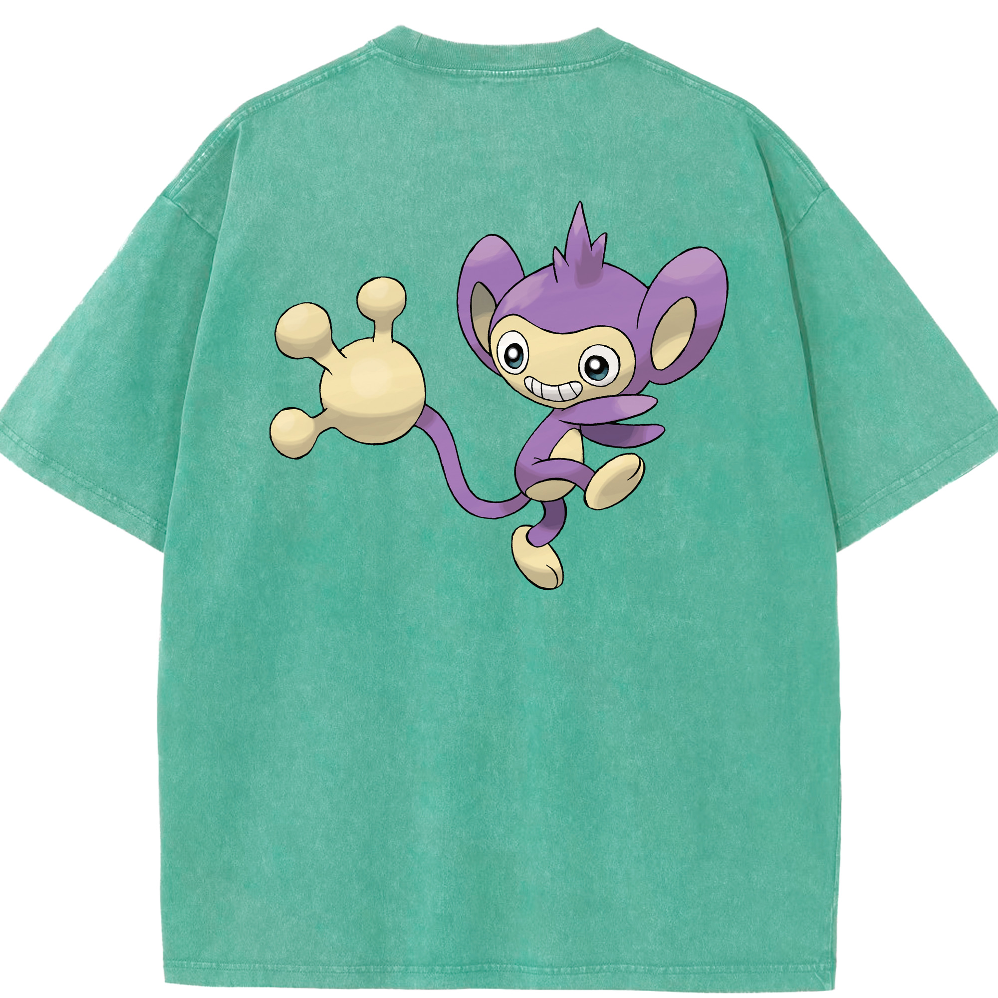（画像用） ポケットモンスター Pokémon 綿100% ヴィンテージ風 半袖Tシャツ（背面プリント）